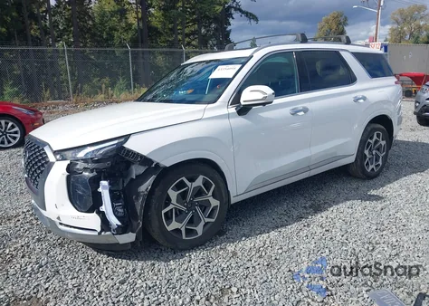 2022 Hyundai Palisade Calligraphy from USA, damaged, VIN KM8R7DHE7NU337769